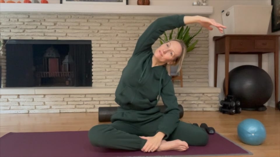 Mermaid Pilates stretch